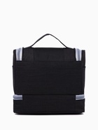 Косметичка - несессер дорожная на молнии, с крючком, с ручкой, с отделами, чёрный - Фото 2