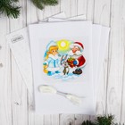 Новогодняя сумочка из фетра «Снегурочка и Дед мороз» - Фото 4