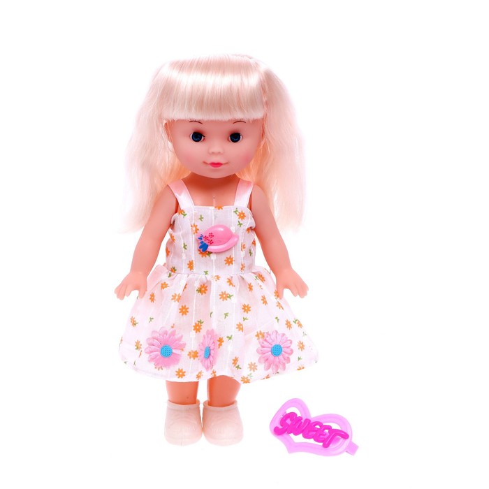 Кукла классическая «Оля» в платье, с аксессуаром - фото 1881988525
