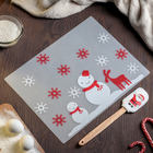 Набор для выпечки Доляна «Новый год», 2 предмета: коврик, лопатка - Фото 4