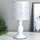 Лампа настольная «Ромашки» 1xE27 40 Вт белый 14.5×14.5×31 см RISALUX - Фото 1