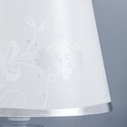 Лампа настольная с подсветкой "Пион" 1х40Вт Е27 220В белый 21х21х35 см RISALUX - Фото 4