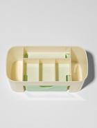 Органайзер для хранения косметики, 6 секций, с ящиком, 21×10.5×9 см, бежевый, зелёный - Фото 6