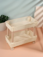 Органайзер для хранения косметики, двухуровневый, 24×15×20 см, МИКС - Фото 5