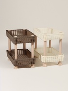 Органайзер для хранения косметики, двухуровневый, 24×15×20 см, МИКС - Фото 6