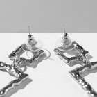Серьги висячие «Фэнтази», цвет серебро, 7,3 см - Фото 2