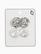 Серьги с жемчугом «Нефаз», цвет белый в серебре - фото 65487357