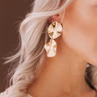 Серьги висячие «Узор», цвет серебро - фото 30990168