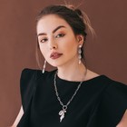 Серьги с жемчугом «Ракушки», белые в серебре - Фото 3