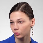 Серьги с жемчугом «Ракушки», цвет белый в золоте - Фото 4