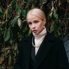 Серьги с жемчугом «Листопад», цвет белый в матовом золоте - Фото 2