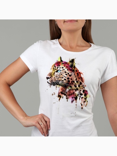 Термонаклейка «Леопард», 19×16 см