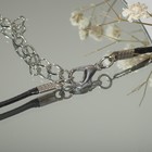 Кулон на шнурке «Сова», цвет чернёное серебро на чёрном шнурке, 42 см - фото 8577747