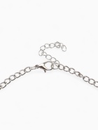 Колье «Одиссея» перья, чёрное в чернёном серебре, 42 см - Фото 5