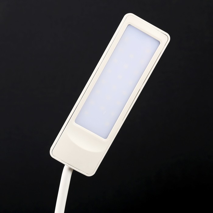 Лампа настольная "Санета" 3 режима 8Вт USB(не в комплекте)  белый 12,5х8х44 см RISALUX - фото 1907028844