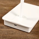 Лампа настольная «Санета» 3 режима 8 Вт USB(не в комплекте) белый 12.5×8×44 см RISALUX 4449398 - фото 14541812