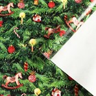 Бумага упаковочная глянцевая «Новогодняя ёлка», 70 × 100 см - фото 318227807