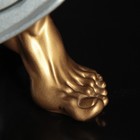 Лампа настольная "Комод на ноге", цвет хром, 18 × 10 × 39 см - Фото 4