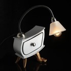 Лампа настольная "Комод на ноге", цвет хром, 18 × 10 × 39 см - Фото 5