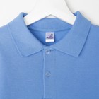 Рубашка-поло для мальчика голубой, 134 см - Фото 5