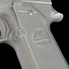 Вешалка "Пистолет", цвет хром, 4 × 15 × 13 см - фото 8221671