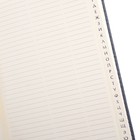 Телефонная книга deVENTE Wild, 145x205 мм, 64 листа, искусственная кожа, тонированный блок, тёмно-синяя, в подарочной коробке - Фото 3
