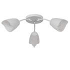 Люстра «Оникс» BayerLux 3×15 Вт E27, белый, 50×50×15 см - Фото 1