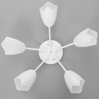 Люстра «Оникс» BayerLux 5×15 Вт E27, белый, 52×52×15 см - Фото 4