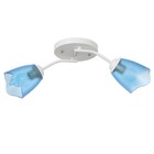 Люстра «Оникс» BayerLux 2×15 Вт E27, белый-синий, 50×15×15 см - Фото 1