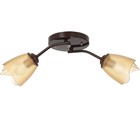 Люстра «Оникс» BayerLux 2×15 Вт E27, коричневый, 50×15×15 см - Фото 1