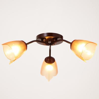 Люстра «Оникс» 3×15 Вт E27 коричневый 50×50×15 см BayerLux