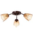 Люстра «Оникс» 3×15 Вт E27 коричневый 50×50×15 см BayerLux - Фото 2