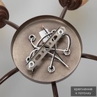 Люстра «Оникс» BayerLux 5×15 Вт E27, коричневый, 52×52×15 см - Фото 7