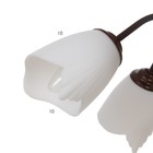 Люстра «Оникс» BayerLux 5×15 Вт E27, коричневый, 52×52×15 см - Фото 5