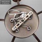 Люстра «Оникс» BayerLux 5×15 Вт E27, коричневый, 52×52×15 см - Фото 7