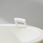 Кашпо для цветов со вставкой «Вдохновение», 1.6 л, d=16 см, h=13.5 см, белое - Фото 3