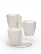 Кашпо для цветов многоярусное Ruby «Каскад», 3 шт., 1 л, белое - Фото 1