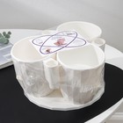 Кашпо для цветов многоярусное Ruby «Каскад», 3 шт., 1 л, белое - Фото 6