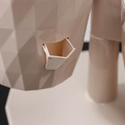 Кашпо для цветов многоярусное Ruby «Каскад», 3 шт, 1 л, цвет пудровый - Фото 4