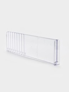 Разделитель обламывающийся, пластик, h=12 см, c передним ограничителем 120 мм, L=28.5-48.5 см - Фото 3