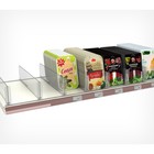 Разделитель обламывающийся, пластик, h=12 см, c передним ограничителем 120 мм, L=28.5-48.5 см - Фото 4