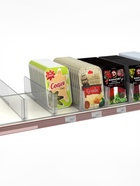 Разделитель обламывающийся, пластик, h=12 см, c передним ограничителем 120 мм, L=28.5-48.5 см - Фото 2