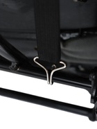 Накидка на переднее сиденье, искусственный мех, ромб, размер 55×135 см, черный - фото 57930664