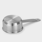 Ковш Катунь «Общепит», 1 л, d=14 см, h=7 см, капсульное дно, индукция, нержавеющая сталь - Фото 4