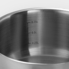 Ковш Катунь «Общепит», 1 л, d=14 см, h=7 см, капсульное дно, индукция, нержавеющая сталь - Фото 5