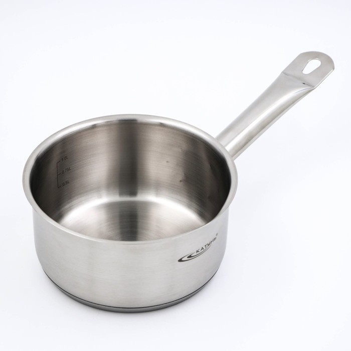 Ковш Катунь «Общепит», 1.5 л, d=16 см, h=8 см, капсульное дно, индукция, нержавеющая сталь - Фото 1