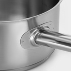 Ковш Катунь «Общепит», 2.1 л, d=18 см, h=9 см, капсульное дно, индукция, нержавеющая сталь - Фото 5