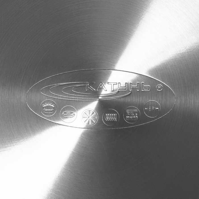 Ковш Катунь «Общепит», 2.1 л, d=18 см, h=9 см, капсульное дно, индукция, нержавеющая сталь кт-об-кв-18