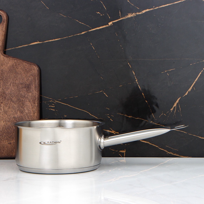 Ковш Катунь «Общепит», 2.1 л, d=18 см, h=9 см, капсульное дно, индукция, нержавеющая сталь кт-об-кв-18