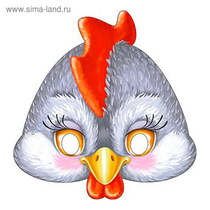 Карнавальная маска «Курица», на резинке - Фото 1